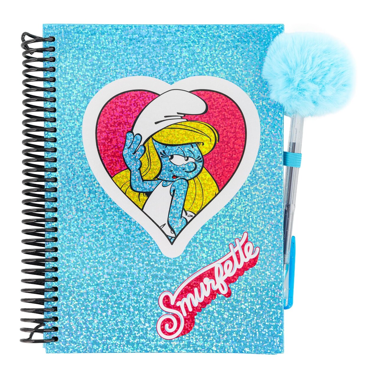 The Smurfs Smurfette Spiral Notebook With Gel Pen and Stickers